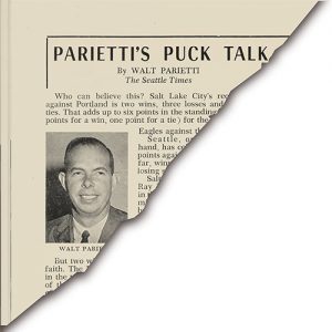 Walt Parietti, baseball, hockey