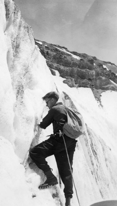 Lloyd Anderson, ’26, founder of REI and lifelong Mountaineer.