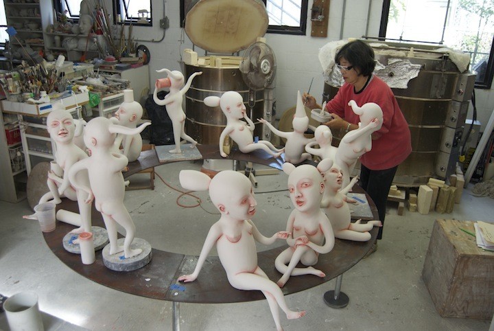 Patti Working on "Gossipmongers," 2009