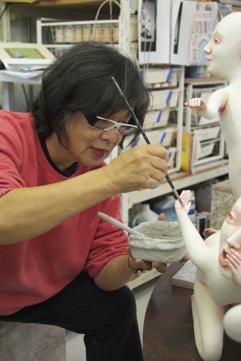 Patti Working on "Gossipmongers," 2009