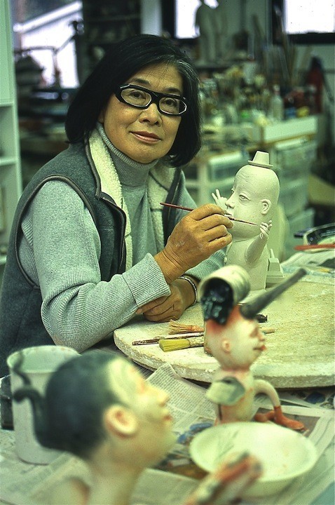 Patti working on "Drunken Power" series 2011