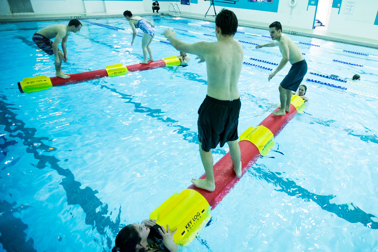 Log Roll Pool Rider UW students and staff revive long-lost sport of log rolling | UW ...