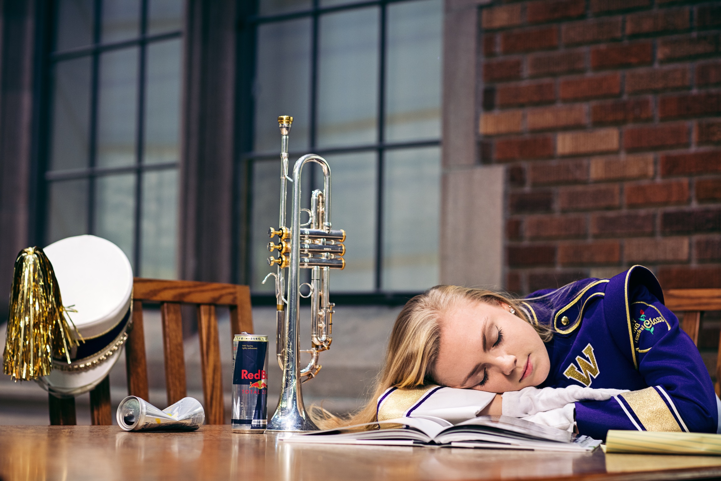 courtney porter, courtney porter uw, husky marching band, mary gates hall uw