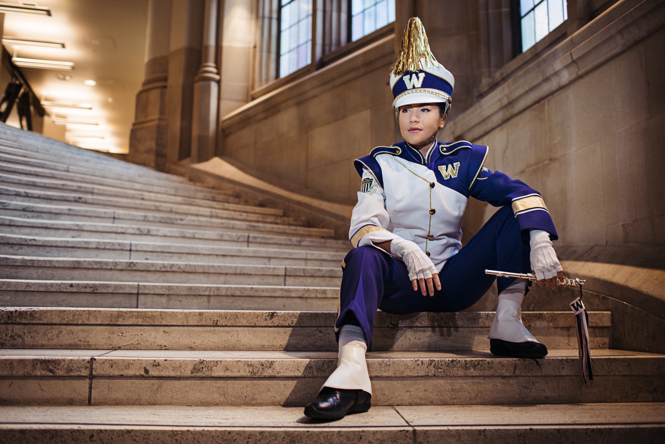 Sarah Nishikawa, husky marching band