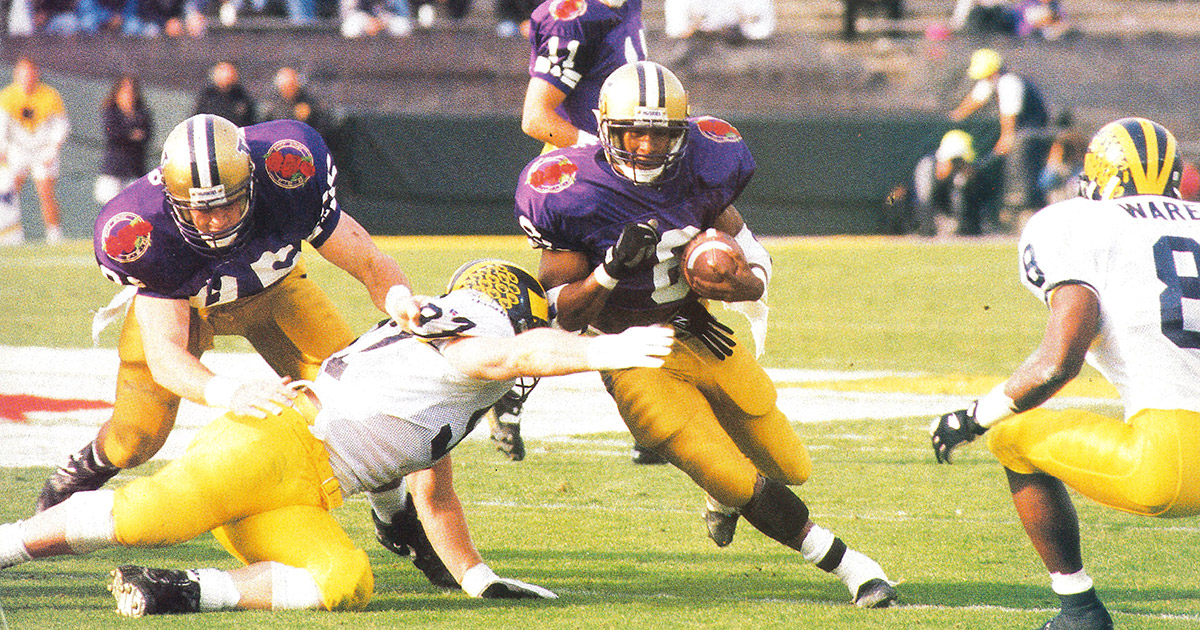 Dawgs fall to Wolverines in Rose Bowl | UW Magazine — University 