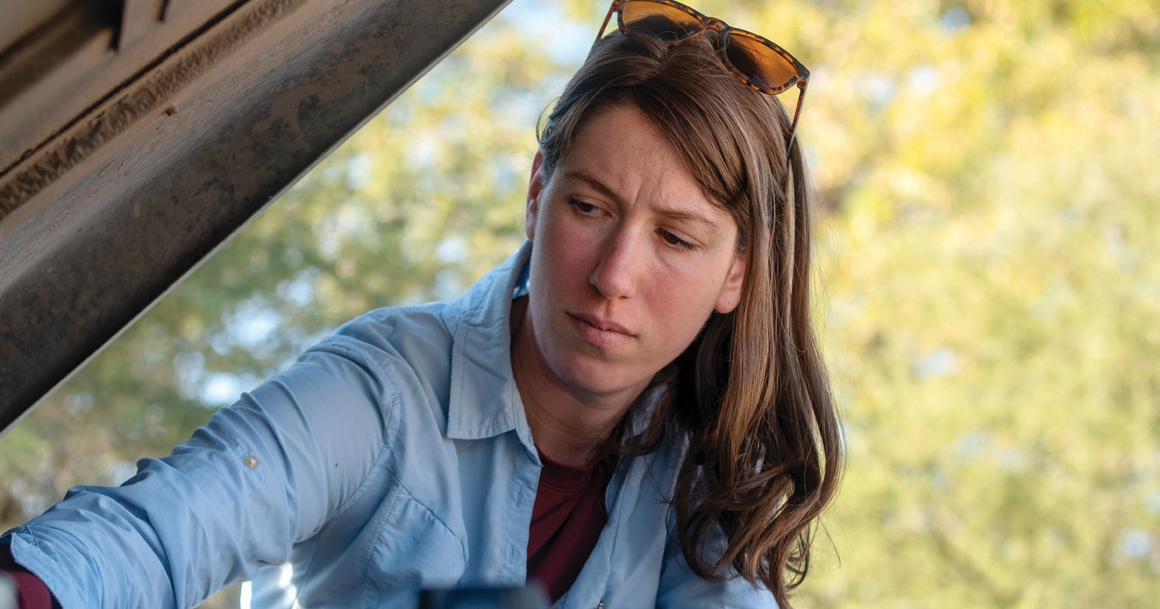 Poppy Harding In data and in the field, professor seeks ways for humans, wildlife to ...